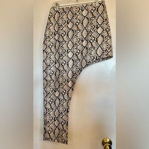 Half mini/half maxi skirt, size med